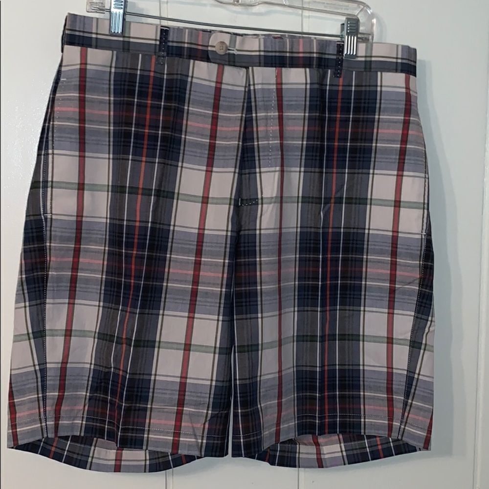 Nwot Peter Millar plaid cotton shorts‎